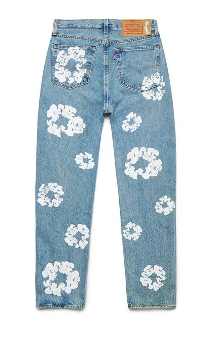 Denim Tear Jeans (Light Wash)