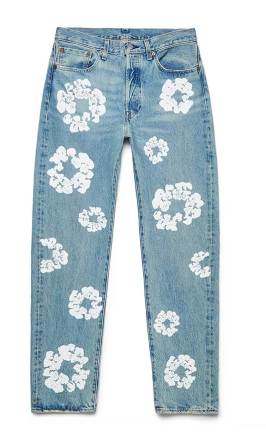 Denim Tear Jeans (Light Wash)