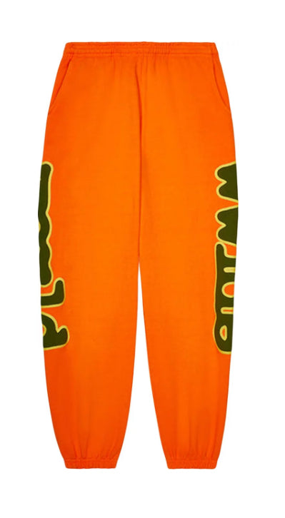 Sp5der Beluga Sweatpants (Orange)