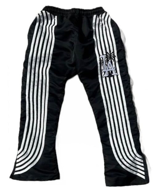 Devoir Stripe Pants (Black)